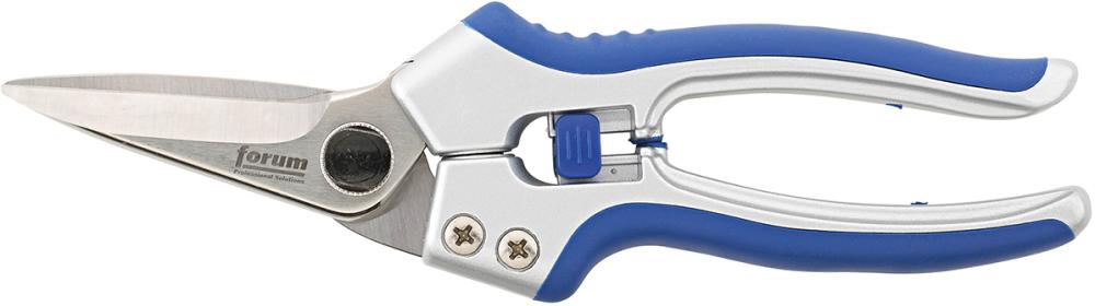 Cisaille mixte inox 200mm  manche angulaire alu