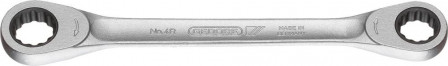Clé polygonale double à cliquet 8x9mm 
