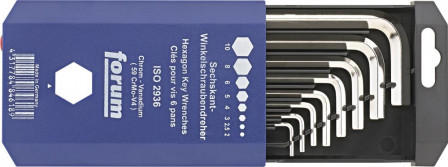 Jeu de clés mâles coudées DIN911 2-10mm 8 pièces B oîte 