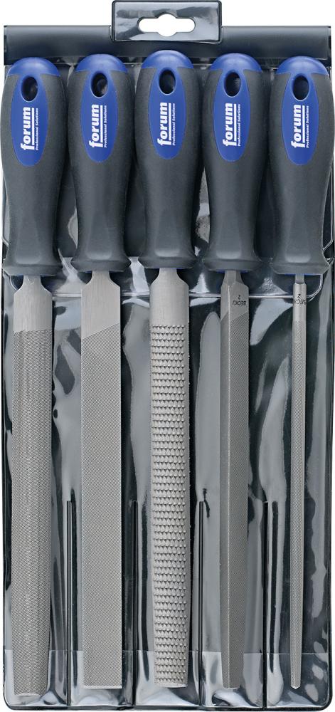 Jeu de limes d'atelier 200mm H2 5 pcs 