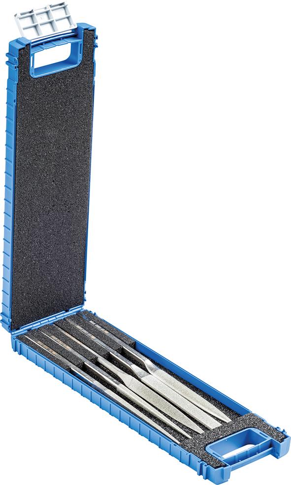 Jeu de limes Habilis (limes à main) diamant 215mm D126 5 pièces 