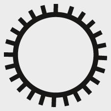 Lime d'atelier DIN7261F ronde 150mm taille 1 