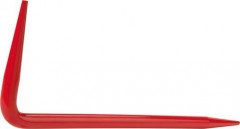 Pointe coudée 400x120x14mm 