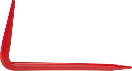 Pointe coudée 400x120x14mm 