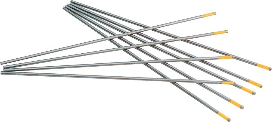 Electrode en tungstène or D 1,6 x 175 mm
