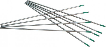 Electrode en tungstène verte D 1,6 x 175 mm