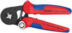 Pince à sertir pour cosses 4 pans 0,08-16mm2 