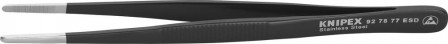 Brucelles ESD ronde 145mm 3,5mm noir