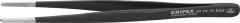 Brucelles ESD ronde 145mm 3,5mm noir