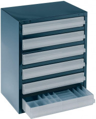 Casier-tiroir type 6-3bleu