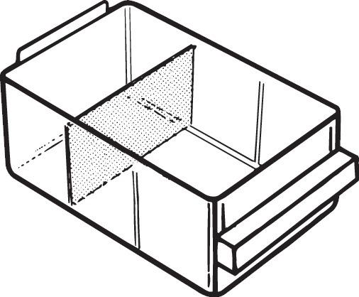 Tiroir de rechange TypeC H 64xB 914xT 153mm