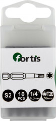 Jeu d'embouts DIN3126E6,3 10 x T20x50mm 