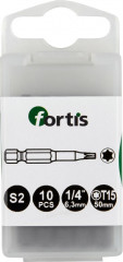 Jeu d'embouts DIN3126E6,3 10 x T15x50mm 