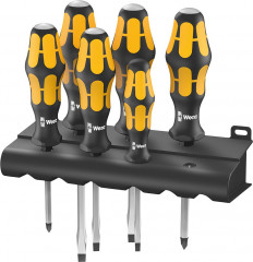 Jeu de tournevis Kraftfom 6 pans 6 pièces 