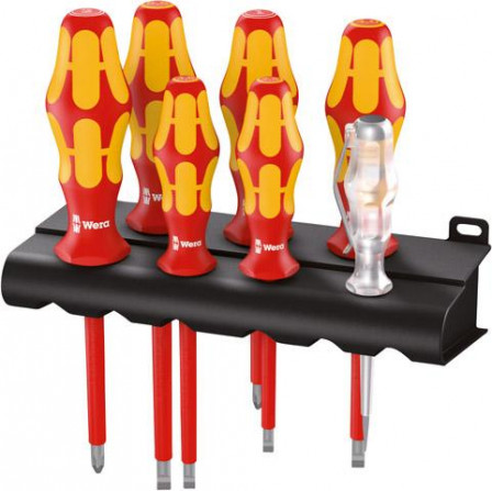 Jeu de tournevis VDE S/PH Kraftform 7 pièces 