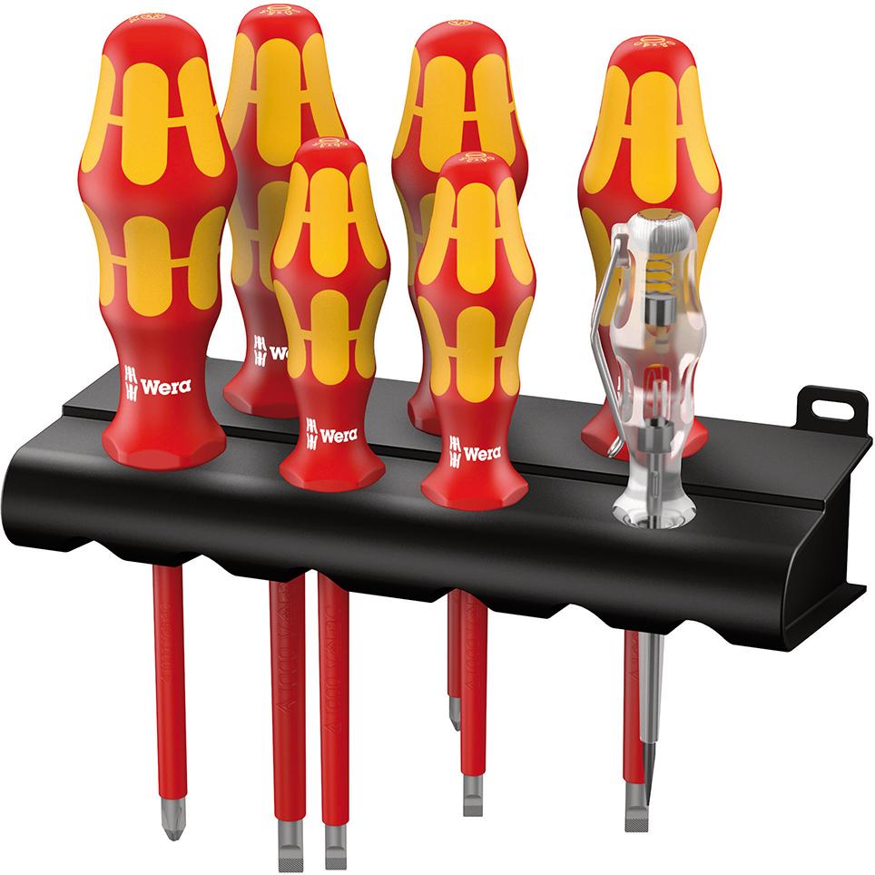 Jeu de tournevis VDE S/PZ Kraftform 7 pièces 