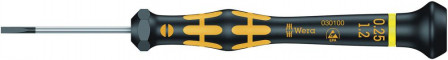 Tournevis électronique ESD plat 1,2x0,25x40mm 