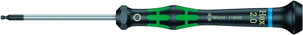 Tournevis Tournevis six pans femelle avec tête sphérique 2mm 