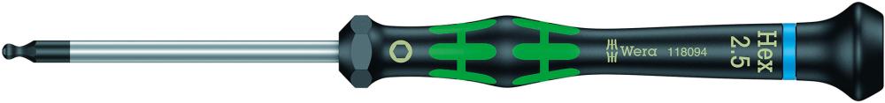 Tournevis Tournevis six pans femelle avec tête sphérique 2,5mm 