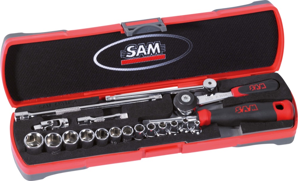 coffret 19 outils 1/4