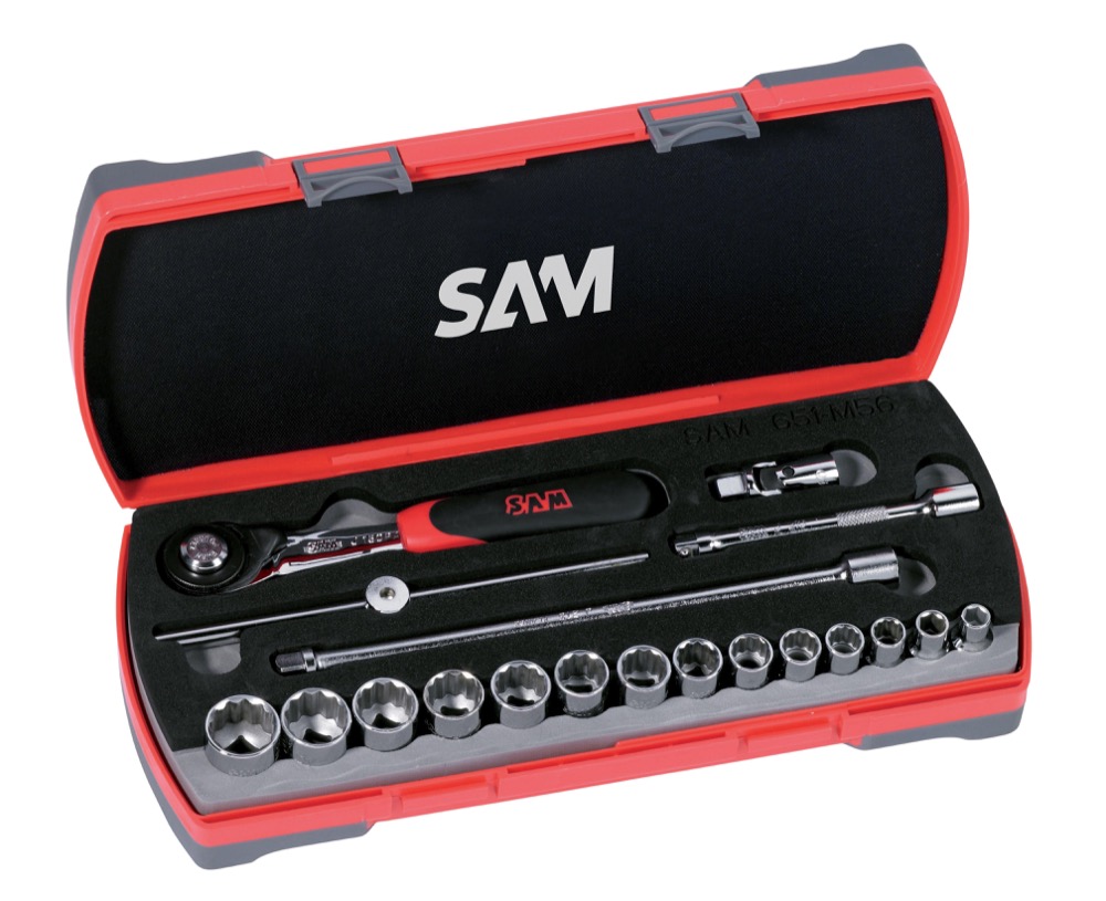 coffret 19 outils 3/8