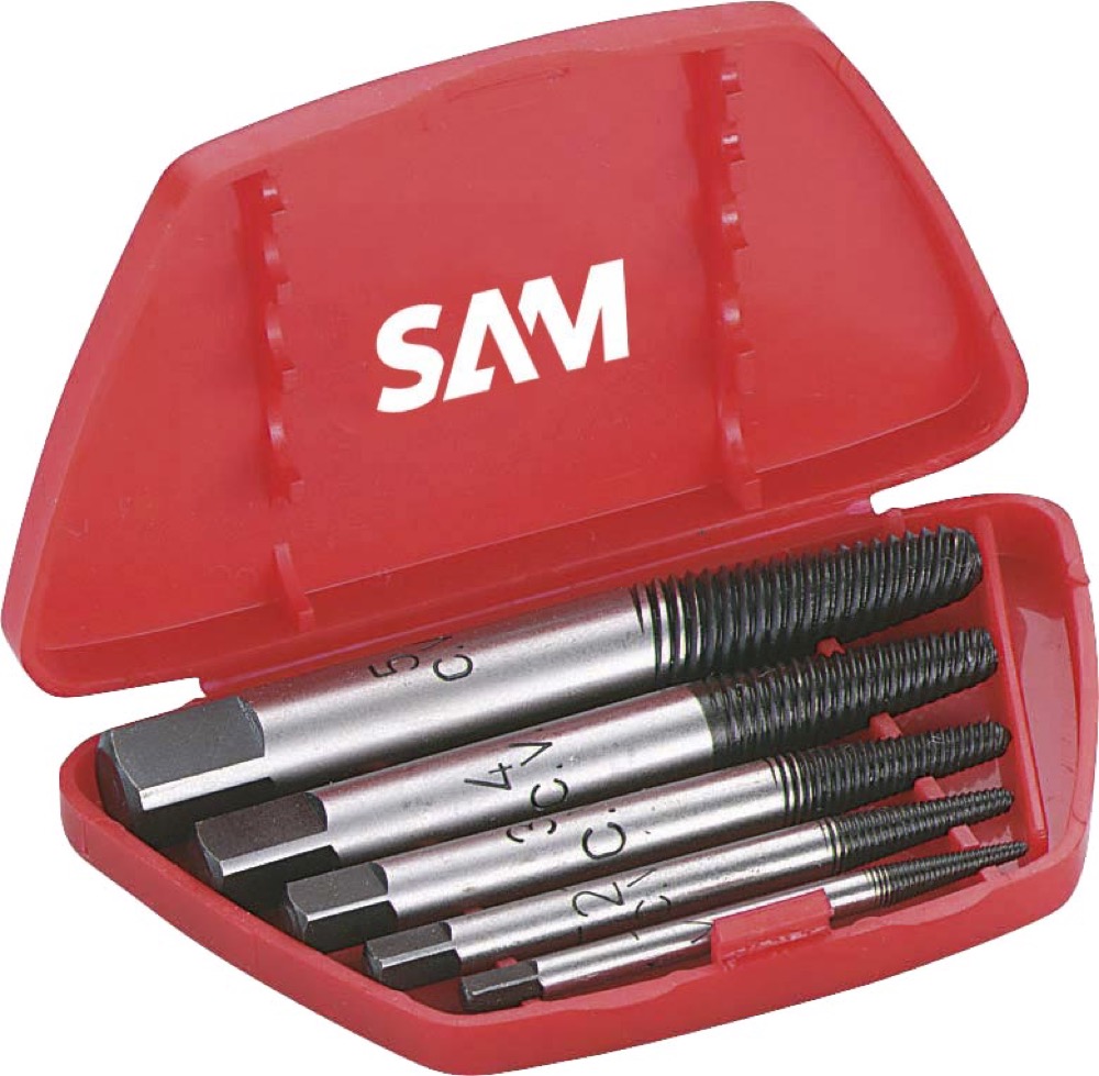 coffret de 5 extracteurs helicoidaux