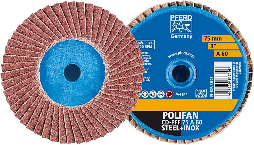 Mini-Polifan COMBIDISC 75 mm K 60 corindon 