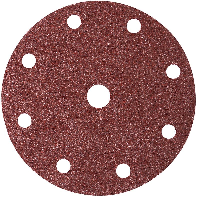Disque auto-agrippant bois 150mm K120 9 trous 
