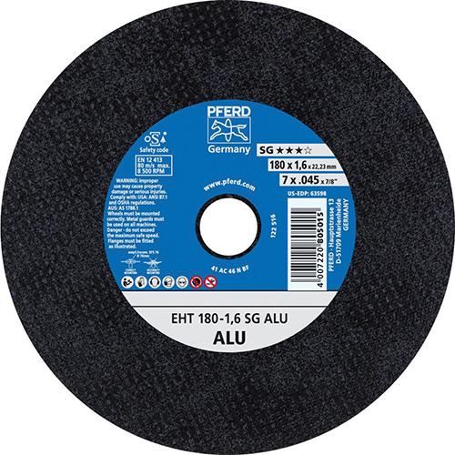 Meule à tronçonner droite pour aluminium A30NSG 178x1,6mm 