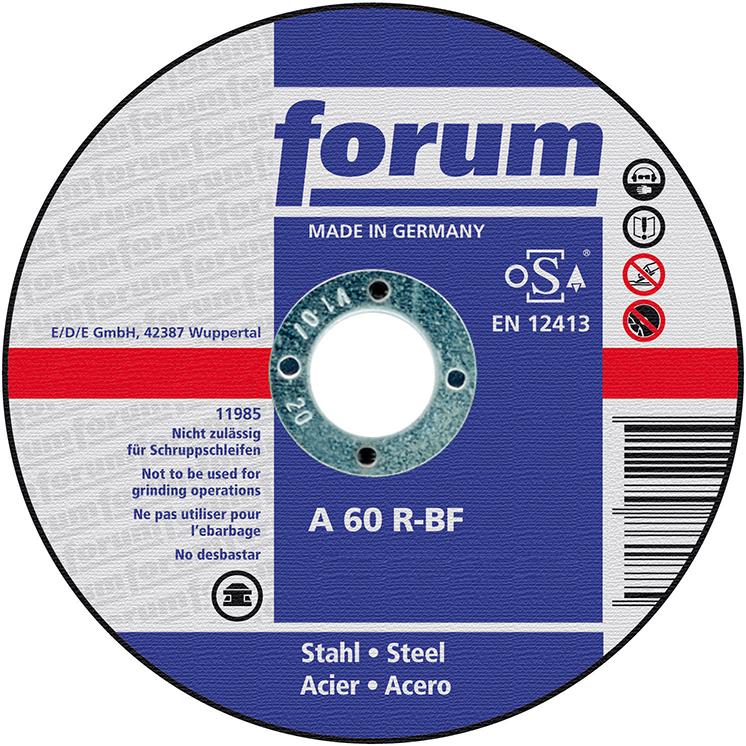 Disque à tronçonner 125x1 ,6mm dr.