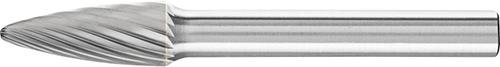 Fraise sur tige carbure forme ogive bout rond 0820 3 6mm 8x20mm 
