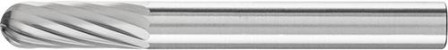 Fraise sur tige carbure forme cyl. bout arrondi 0616 3 6mm 6x16mm 