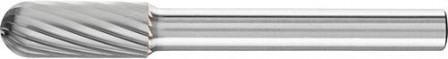 Fraise sur tige carbure forme cyl. bout arrondi 0820 3 6mm 8x20mm 