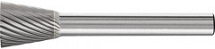 Fraise sur tige carbure forme angulaire 1213 3 6mm 12x13mm 