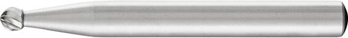 Fraise sur tige HSS forme sphérique F 0403 3 6mm 4x3,6mm 