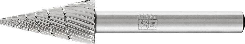 Fraise sur tige HSS forme conique bout pointu G 1225 3 6mm 12x25mm 