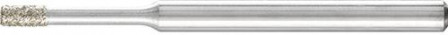 Meule sur tige diamant D126 cylindrique 2x4x3mm 
