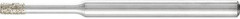 Meule sur tige diamant D126 cylindrique 2x4x3mm 