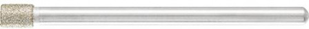 Meule sur tige diamant D126 cylindrique 4x5x3mm 