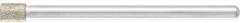 Meule sur tige diamant D126 cylindrique 4x5x3mm 