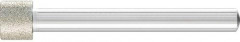 Meule sur tige diamant D126 cylindrique 10x8x6mm 