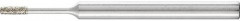 Meule sur tige diamant D126 cylindrique 1,4x4x3mm 