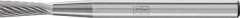 Mini-fraise sur tige carbure forme angulaire 0307 5 3mm 3x7mm 