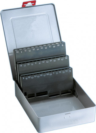 Coffret vide métal 1-10,0 mm 