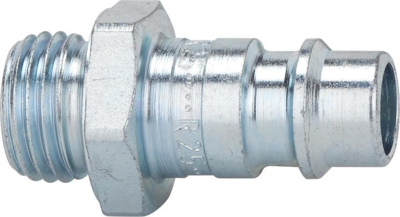 Raccord mâle trempé galvanisé diamètre nominal 7,2-7,8 mm filetage mâle F3/8