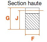 Crémaillère 15X20 M2   LG 0678CH