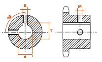Pignon 10 dents pas 12,7 simple AL 12