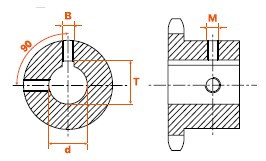 Pignon 11 dents pas 25,4 simple AL 25