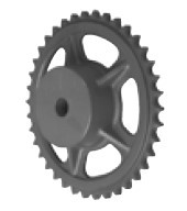 Roue fonte 45 dents pas 19,05 simple 